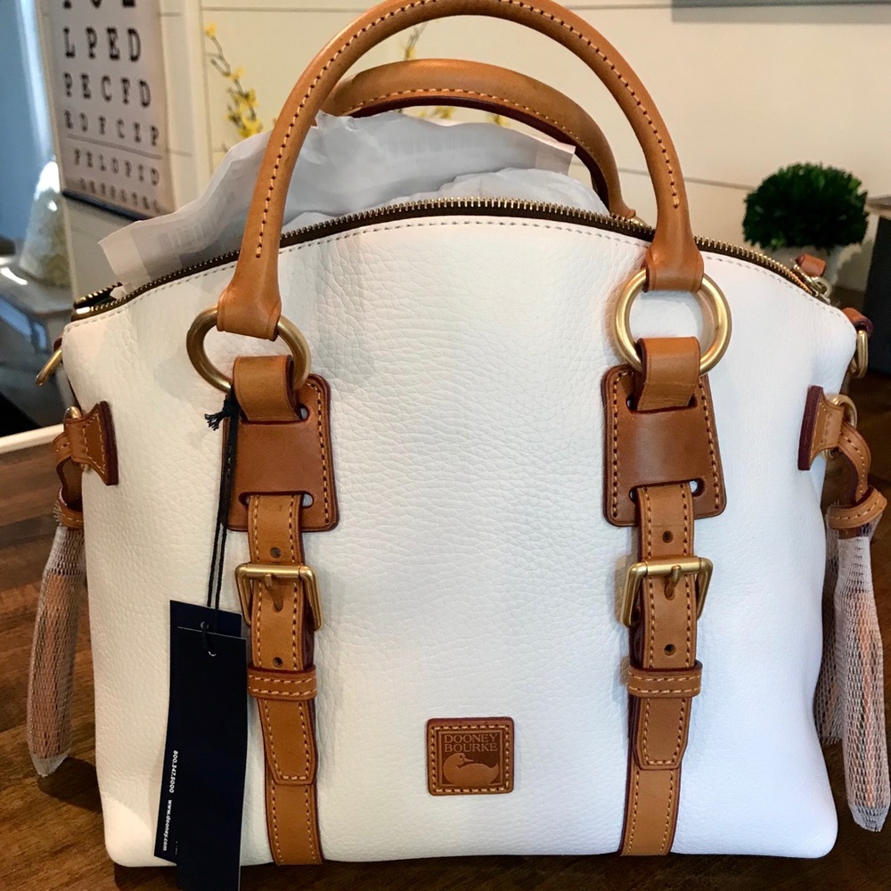 Dooney & Bourke Florentine Bristol in White!